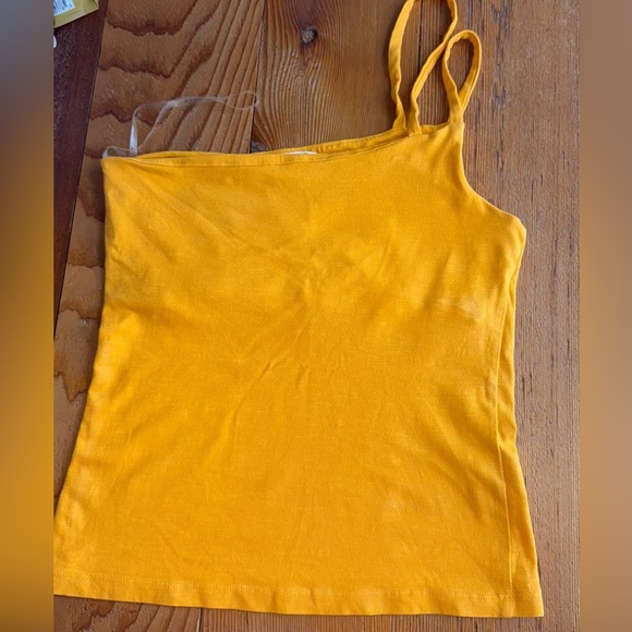 Sold Out NWOT Sundry Asymmetrical Strap Cami in Mango Size:0 - Picture 7 of 7